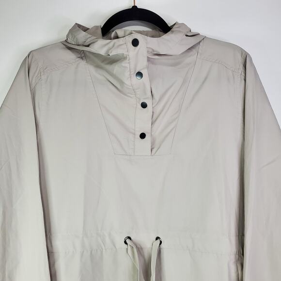 Nau Women's S Anorak Sand Mid-length Hooded Lightweight windbreaker Recycled - Picture 5 of 14